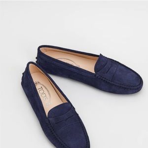 Gommini mocassino suede - blue